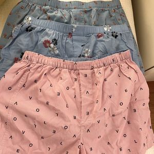 Set of 3 mens J Crew Boxers cotton